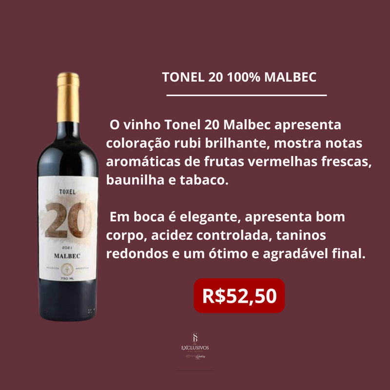 TONEL 20 100% MALBEC