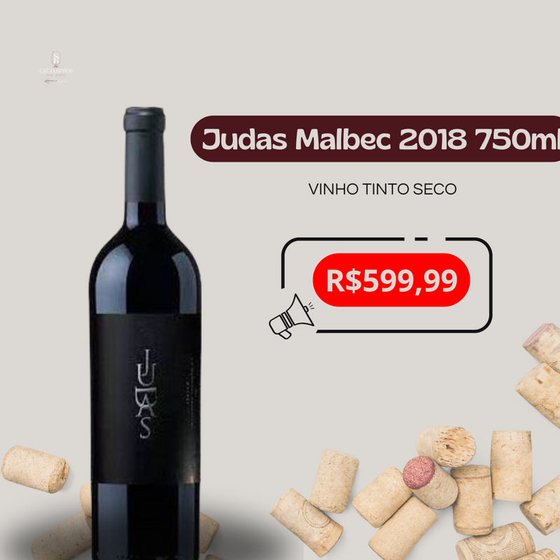 Vinho Tinto Sottanos Judas Malbec 2018 750ml